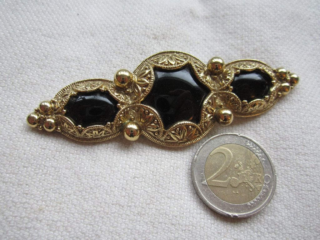 1.  Schitterende oude broche, groot, Ophalen, Overige materialen, Broche