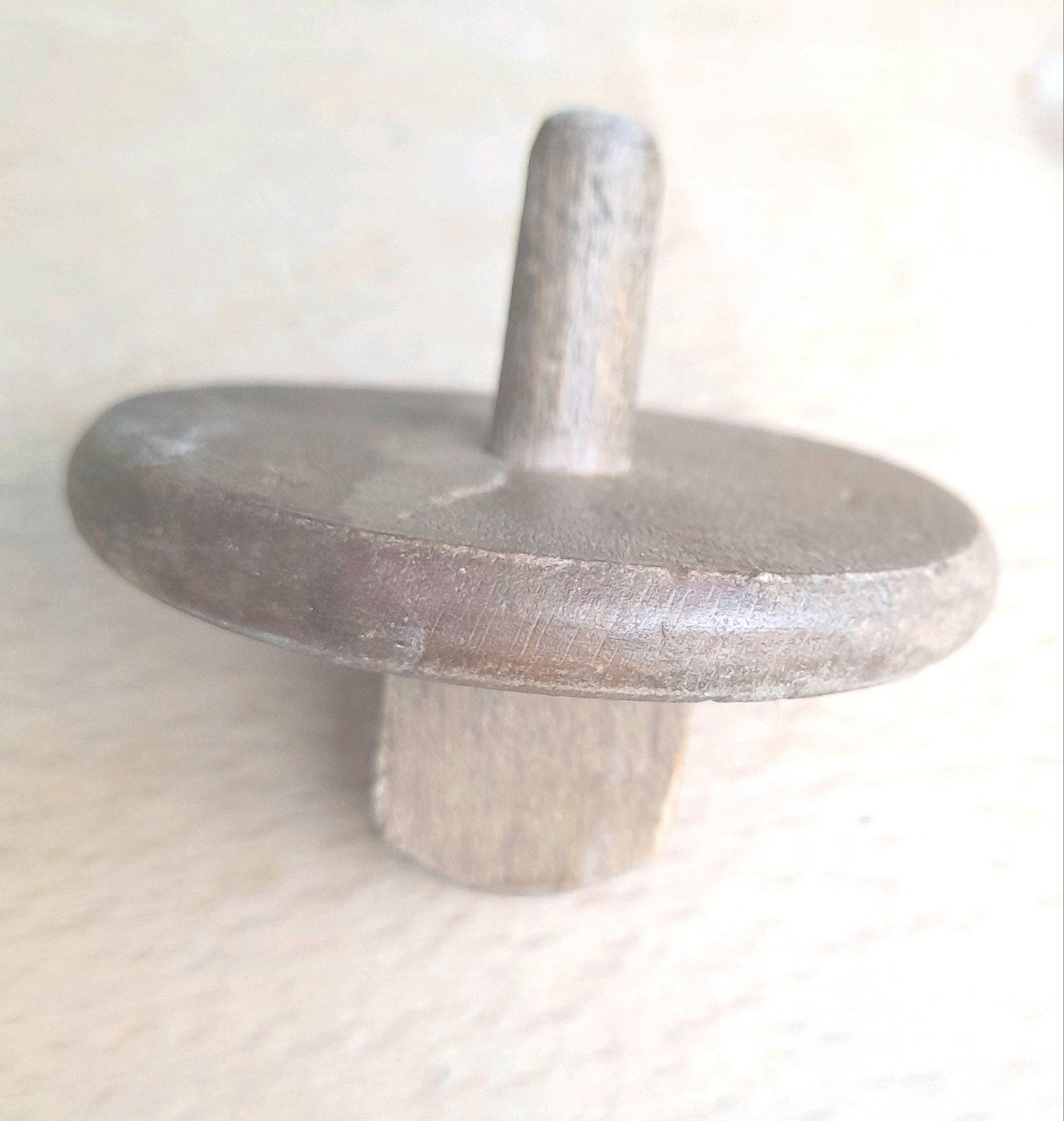 Klassieke houten tol, jaren 70, Ophalen of Verzenden, Gebruikt