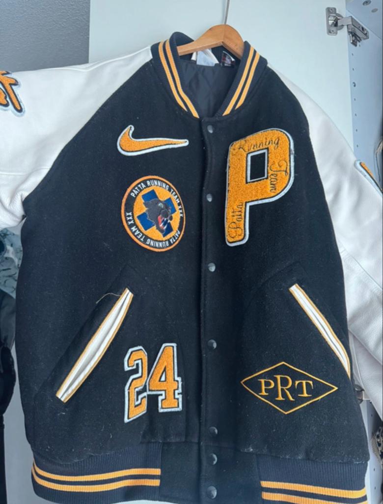 Patta X Nike Varsity Jacket L, Ophalen of Verzenden, Zo goed als nieuw, Maat 52/54 (L), Zwart