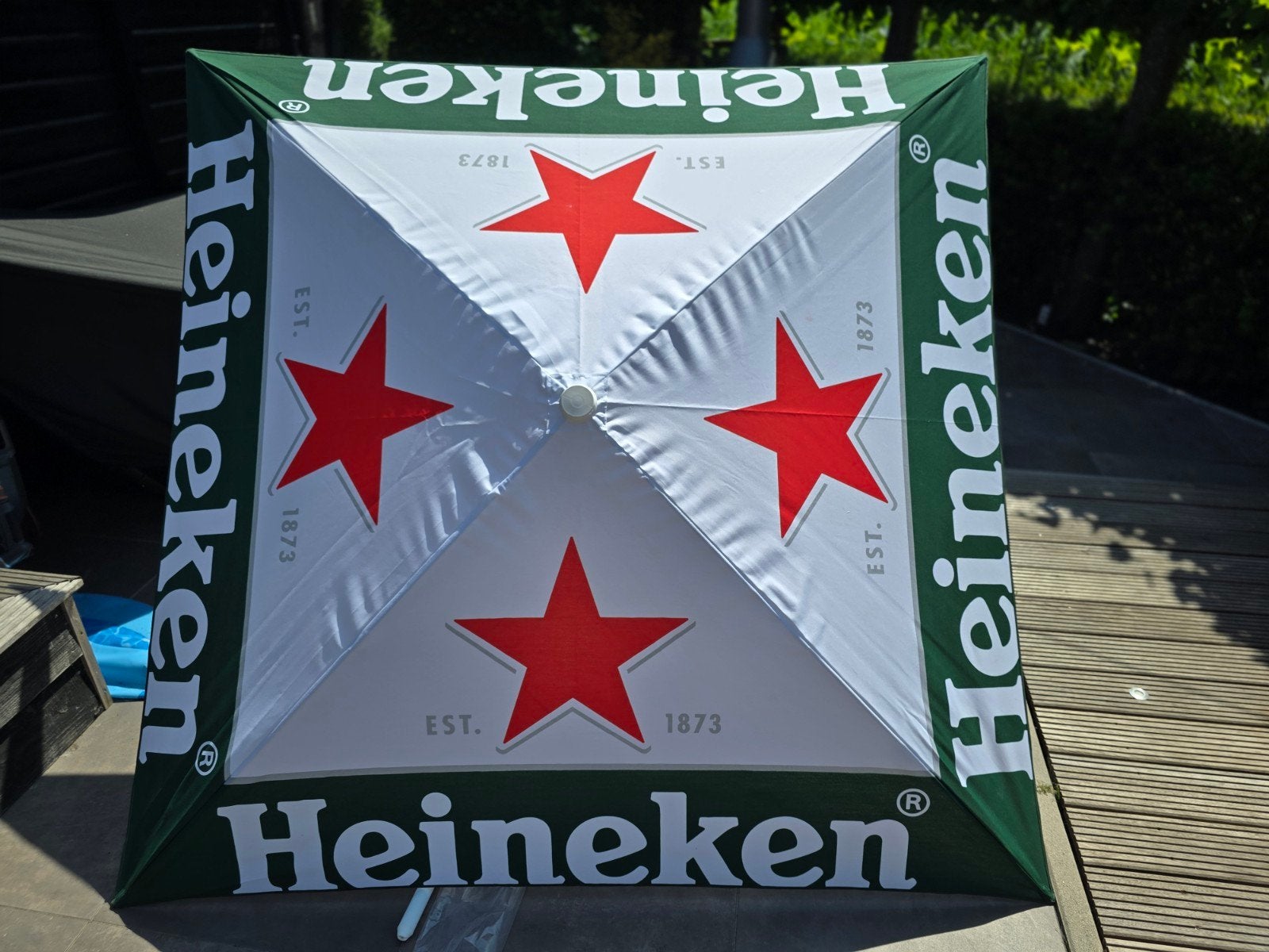 Heineken Parasol - Nieuw en ongebruikt - Collectors Item, Ophalen of Verzenden, Nieuw, 1 tot 2 meter, Stokparasol