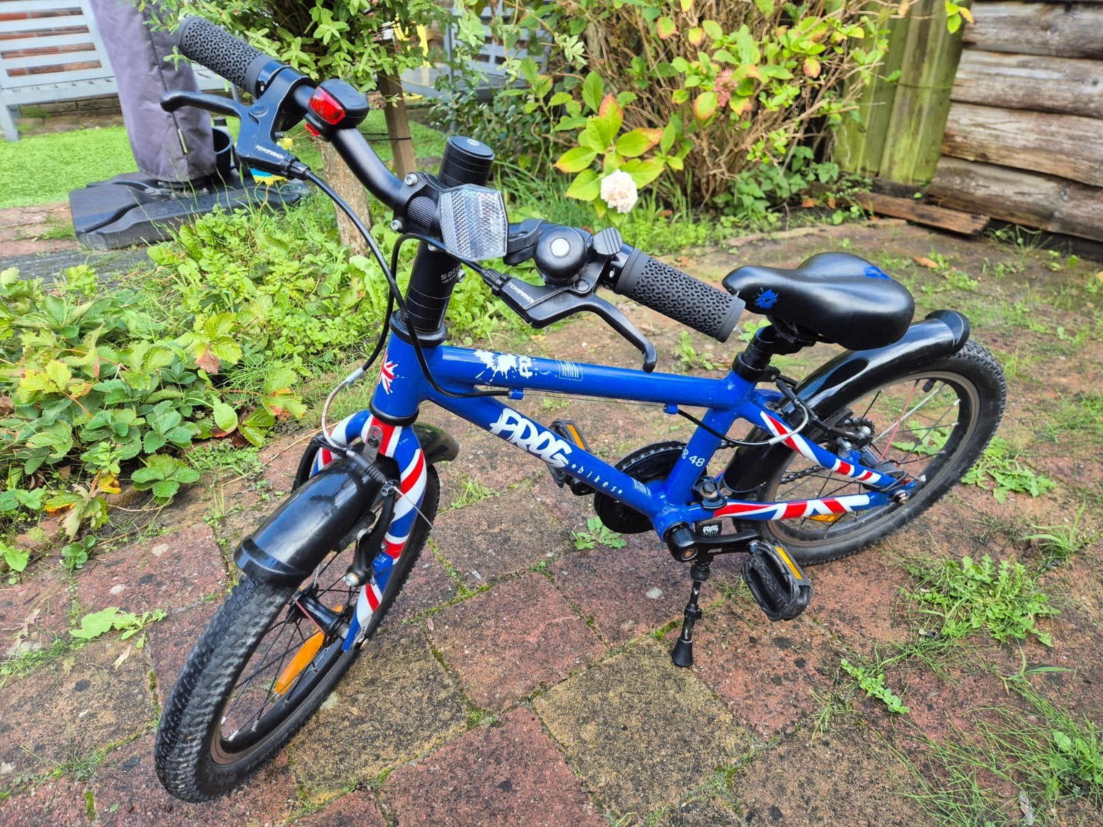 Lichtgewicht Frog 16 inch kinderfiets, Ophalen, Velgrem, Frog, 16 tot 20 inch