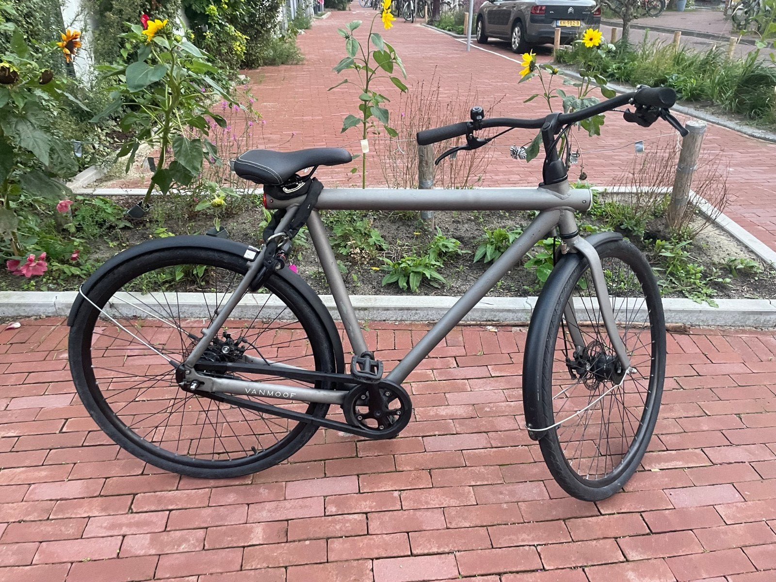 Vanmoof fiets van Moof niet elektrisch, Gebruikt, 57 tot 61 cm, Schijfrem, Ophalen