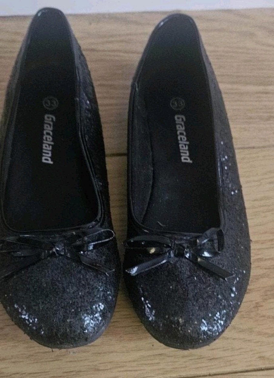 Zwarte glitter schoenen maat 33, Meisje, Schoenen, Ophalen of Verzenden, Zo goed als nieuw