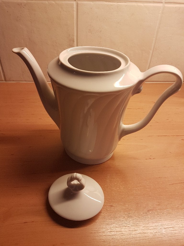 Koffie/theepot wit, Ophalen of Verzenden