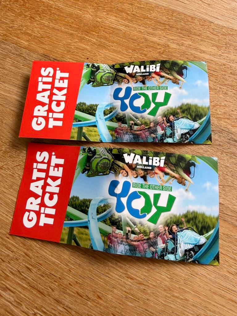 Walibi Flevo, Tickets en Kaartjes, Recreatie | Pretparken en Attractieparken, Twee personen, Kortingskaart
