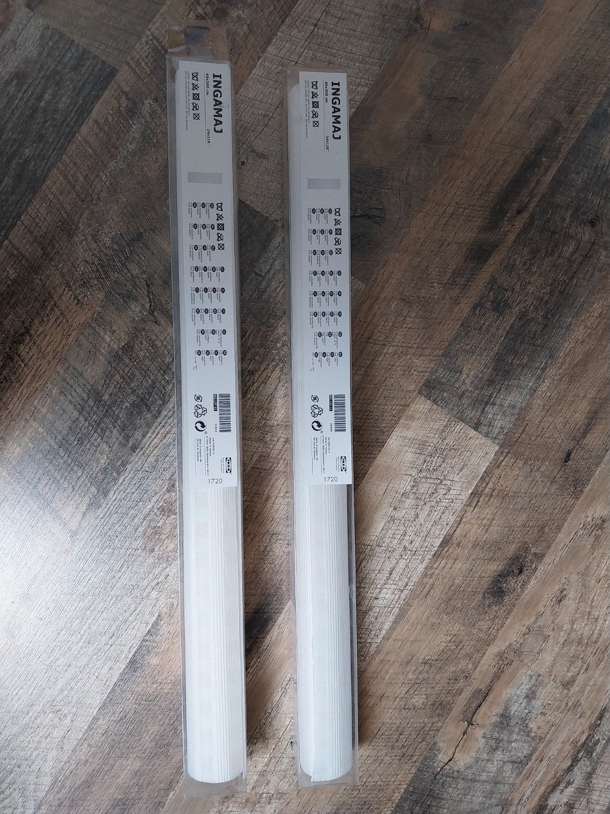 IKEA INGAMAJ Rolgordijn 60x300 cm - Nieuw in verpakking, Verduisterend, Wit, Nieuw, Ophalen of Verzenden