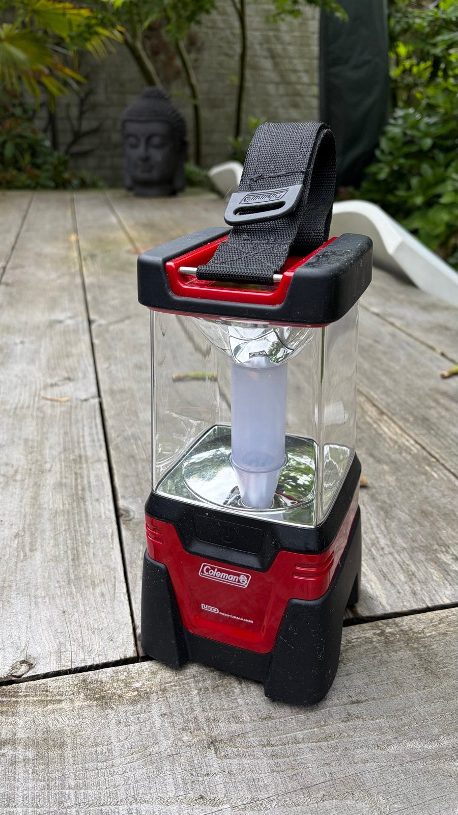 Coleman LED Performance lantaarn - Ideaal voor camping, Caravans en Kamperen, Ophalen of Verzenden, Gebruikt, Batterij