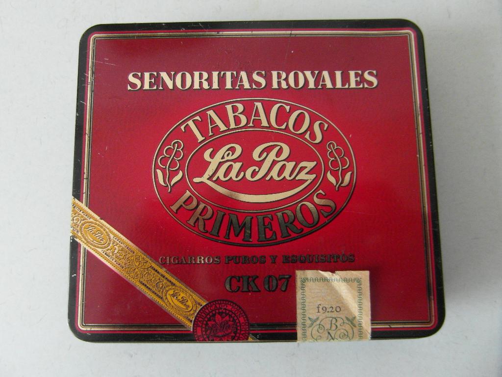 Blikje Senoritas Primeros La Paz, Verzamelen, Rookartikelen, Aanstekers en Luciferdoosjes, Ophalen of Verzenden, Zo goed als nieuw
