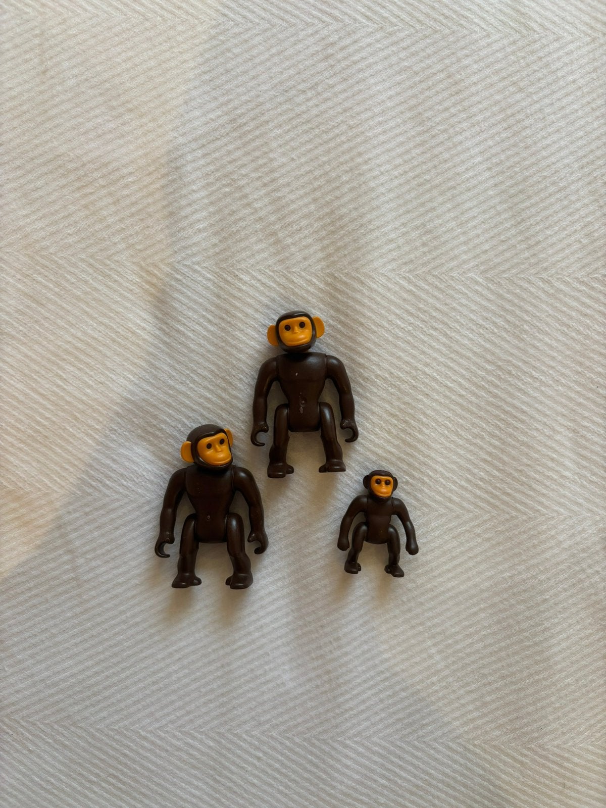 Playmobil set 6650: Twee chimpansees met baby, Ophalen of Verzenden, Zo goed als nieuw, Complete set