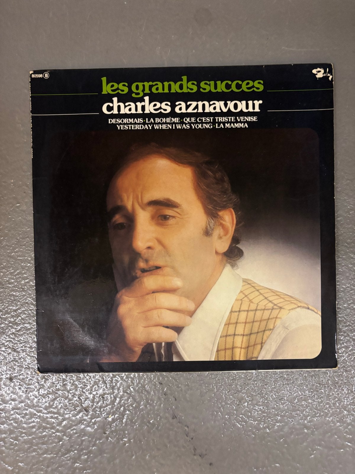 Charles Aznavour - Les Grands Succes (Vinyl LP), Ophalen of Verzenden, Gebruikt, Verzamelalbum