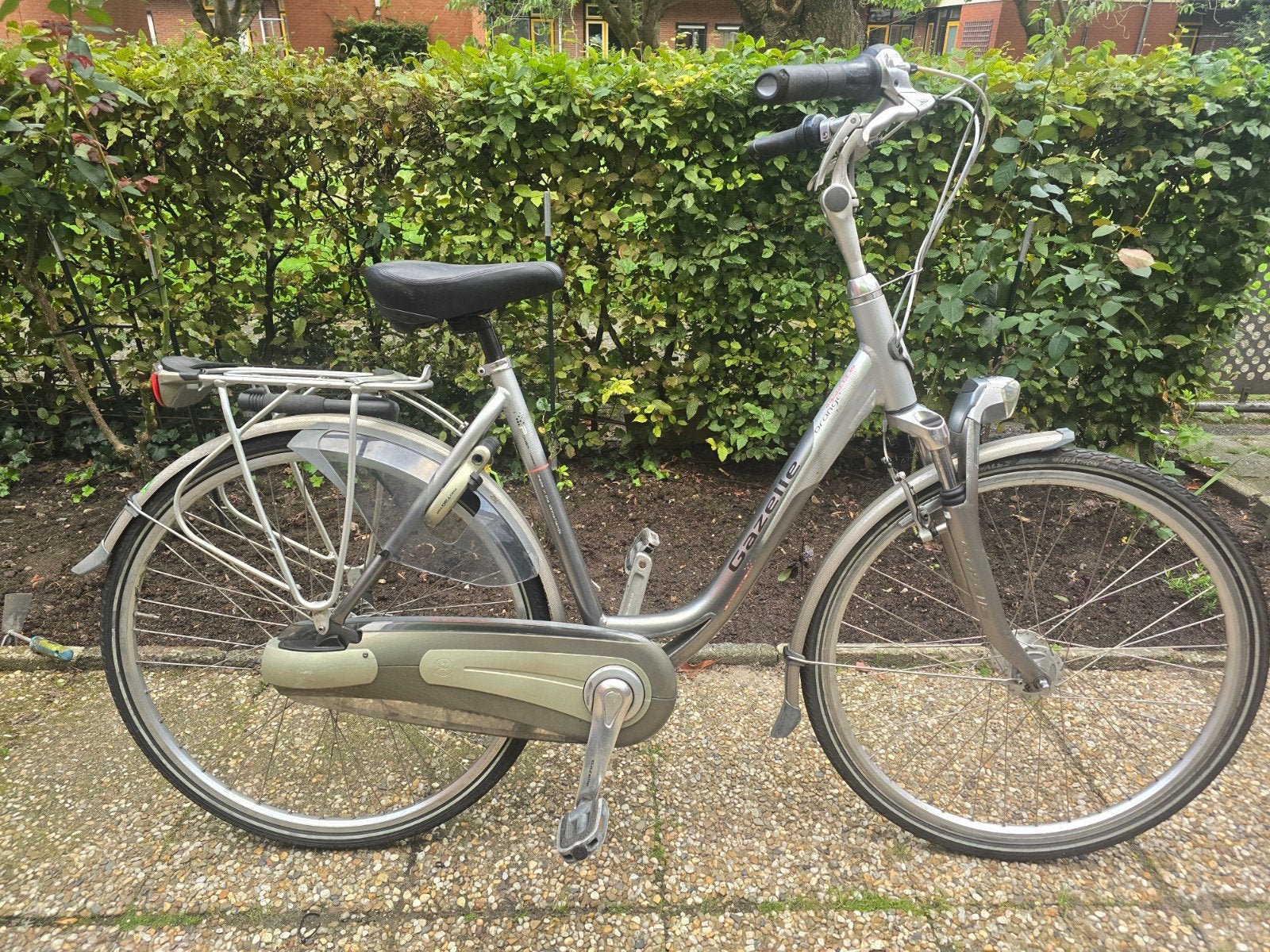 Gazelle Orange dames fiets, Fietsen en Brommers, Fietsen | Dames | Damesfietsen, Ophalen, 53 tot 56 cm, Versnellingen, Zo goed als nieuw