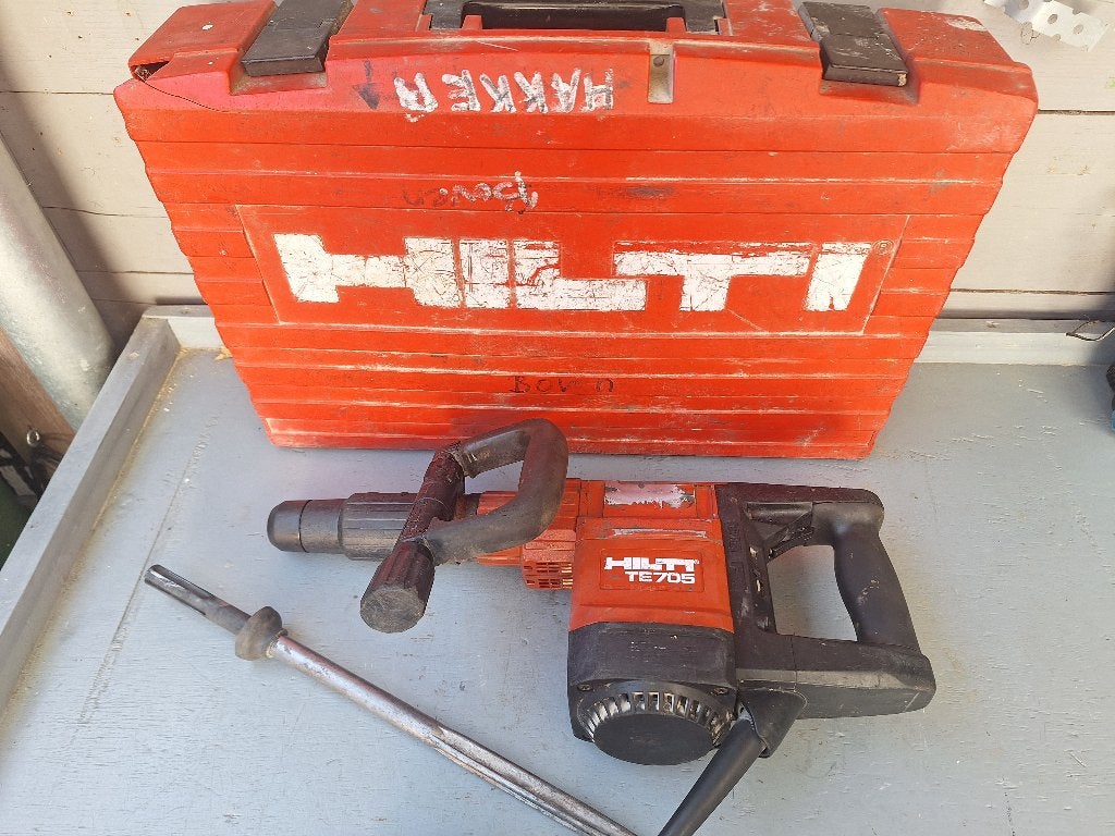 Hilti TE705 breekhamer, Doe-het-zelf en Verbouw, Ophalen of Verzenden, Gebruikt, Boor- en/of Breekhamer