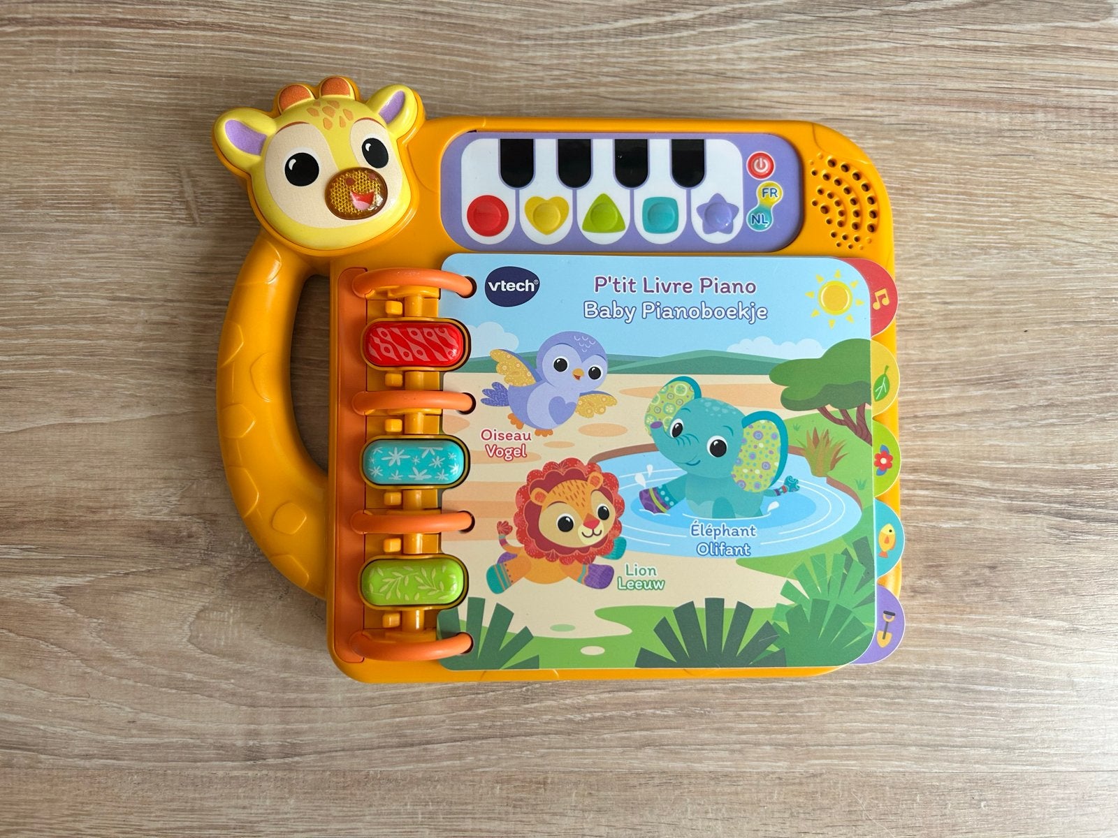 VTech Baby Pianoboekje Giraf - Nieuw, Ophalen, Zo goed als nieuw, Overige typen, Met licht