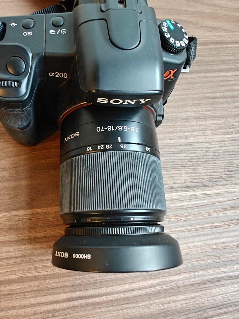 Sony a200 fotografie set, Audio, Tv en Foto, Fotocamera's Digitaal, Ophalen, Spiegelreflex, 10 Megapixel, Refurbished