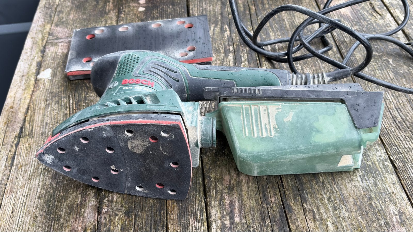 Bosch Schuurmachine PSM 200 AES - Krachtige Multischuurmachi, Ophalen of Verzenden, Gebruikt, Minder dan 600 watt, Vlakschuurmachine