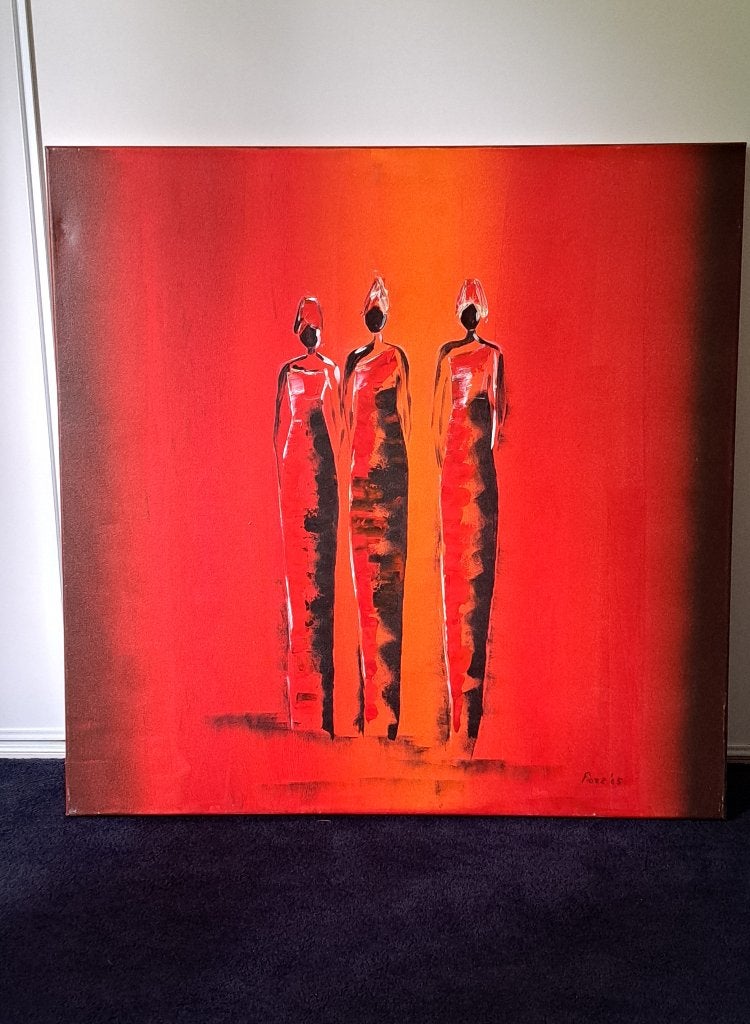 Schilderij, Ophalen, Overige stijlen, Doek, Portret of Personen