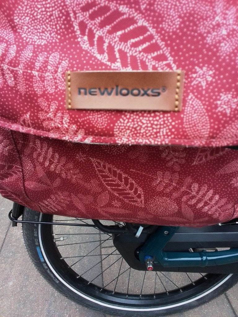 Dubbele fietstas Newlooxs, Fietsen en Brommers, Fietsaccessoires | Fietstassen, Ophalen, Zo goed als nieuw, New Loox