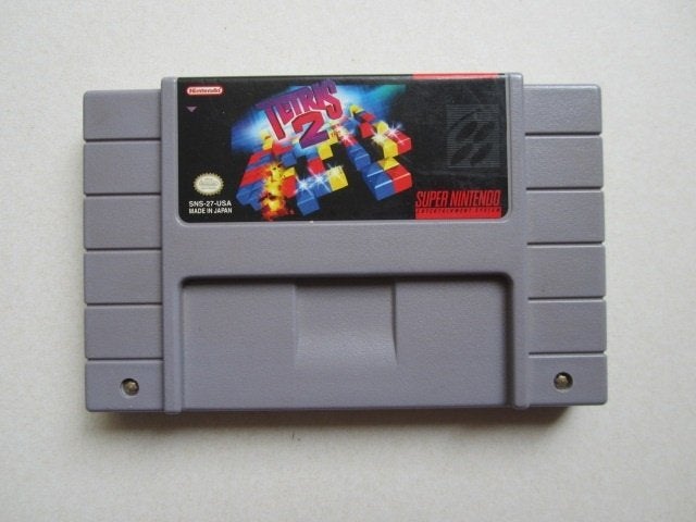 Tetris 2 SNES Super Nintendo NES, Spelcomputers en Games, Games | Nintendo Super NES, Puzzel en Educatief, Gebruikt, 1 speler