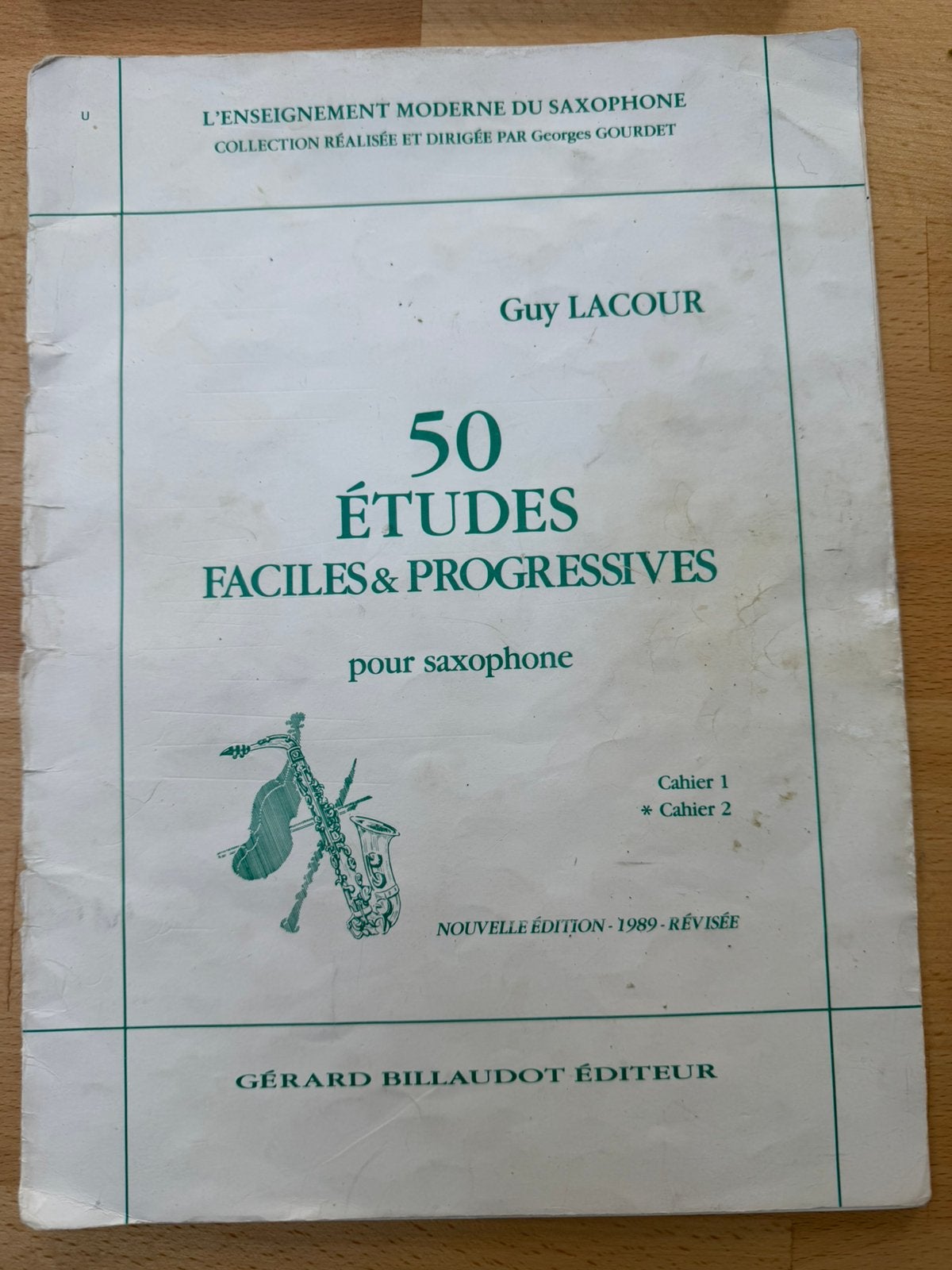 Saxofoon lesboek, Gebruikt, Overige genres, Ophalen of Verzenden, Saxofoon