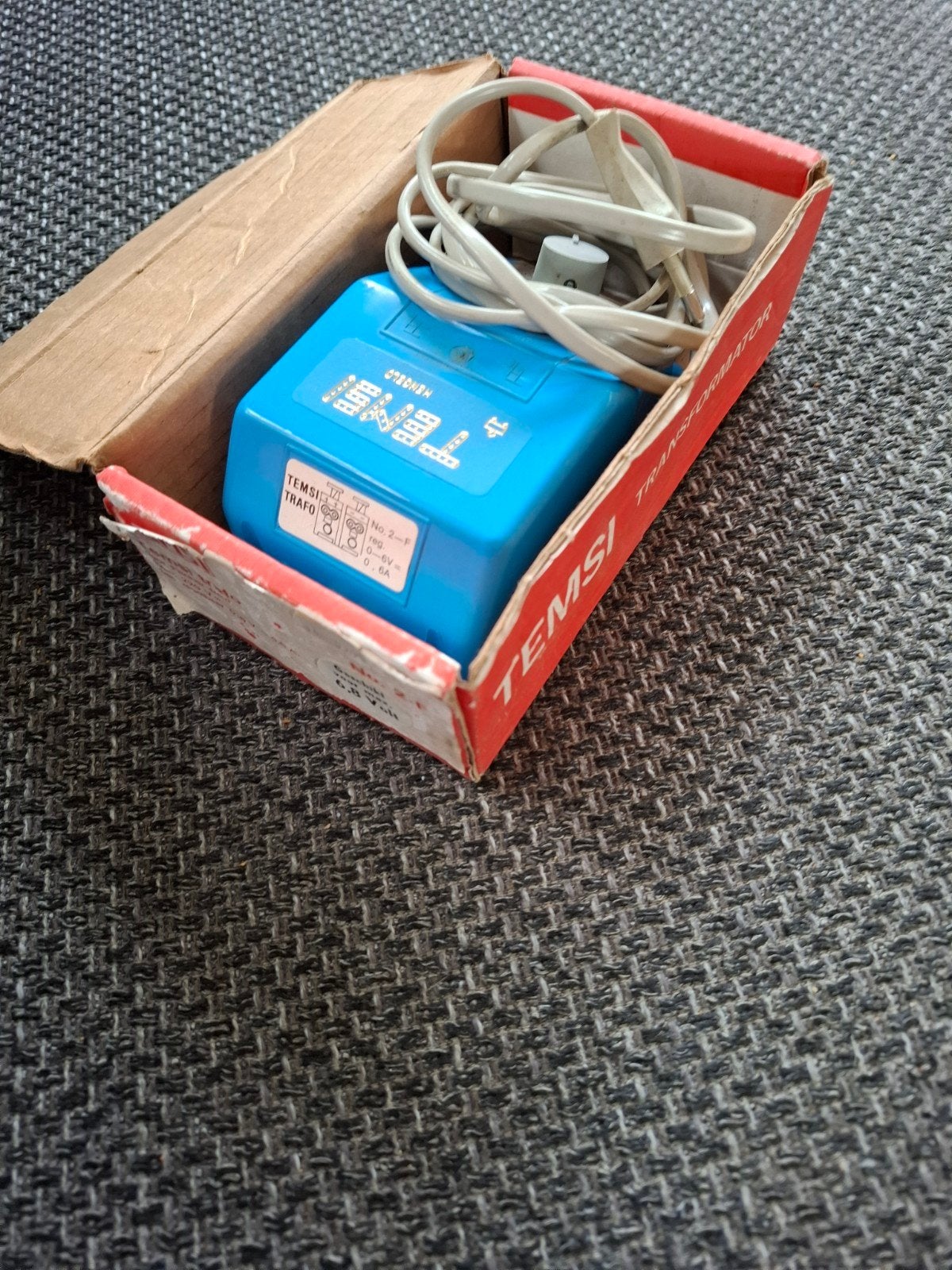 Vintage Temsi Trafo No. 2-F voor Fischer trein, Ophalen of Verzenden, Gebruikt