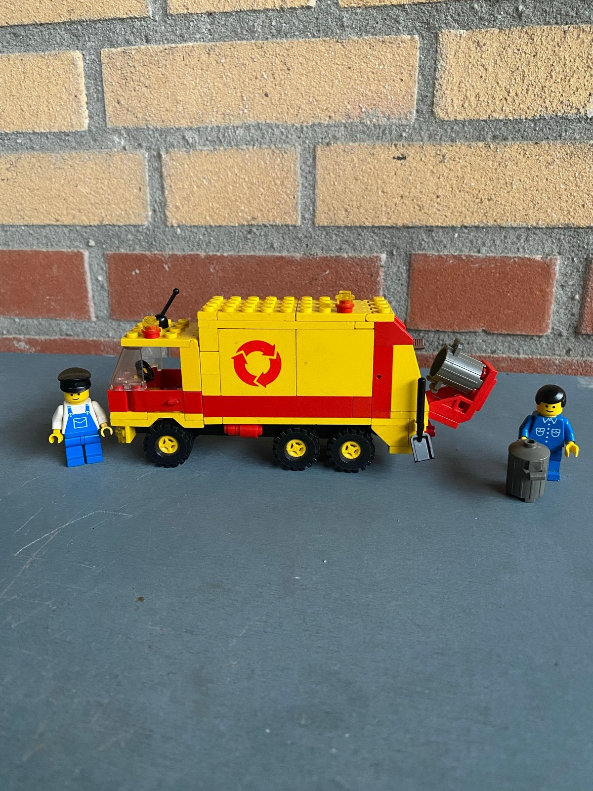 Lego City Vuilniswagen 6693 met minifiguren en instructie, Ophalen, Lego, Compleet, Complete set