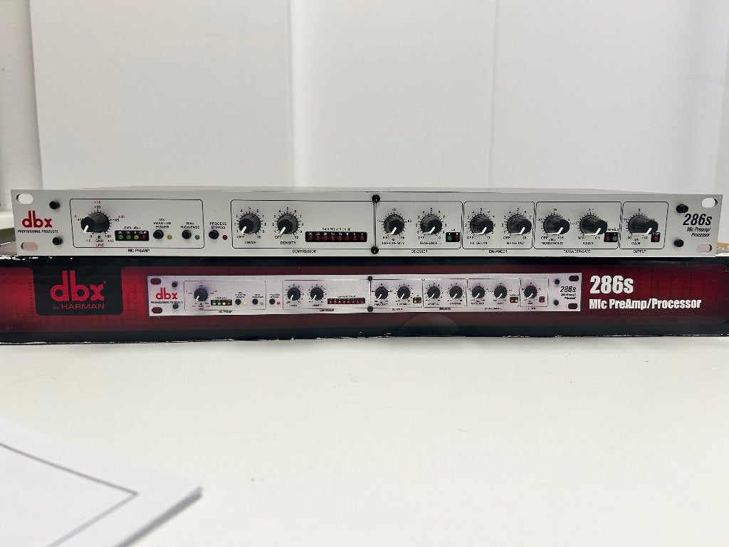 dbx 286S Mic. Preamp/Processor, Ophalen of Verzenden, Zo goed als nieuw, Audio