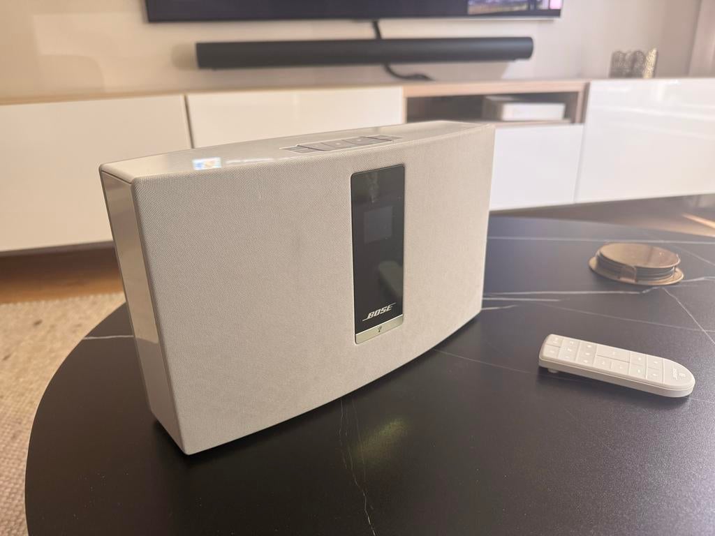 Bose SoundTouch 20 Wi-Fi Muzieksysteem - Wit, Overige typen, Ophalen of Verzenden, Zo goed als nieuw, Bose