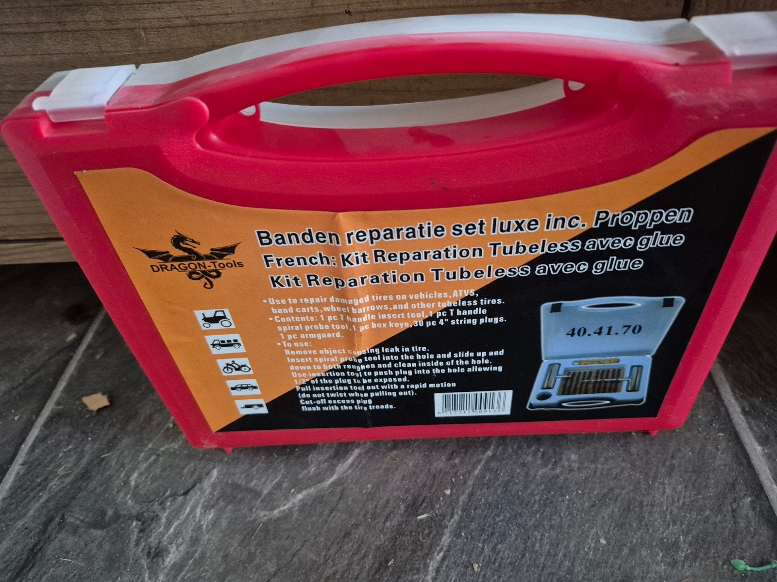 Luxe Banden Reparatie Set met Proppen en Lijm, Ophalen of Verzenden, Nieuw