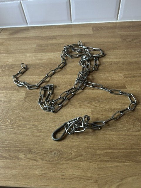 J37-stalen kabel voor hond 260cm, Ophalen of Verzenden, Gebruikt