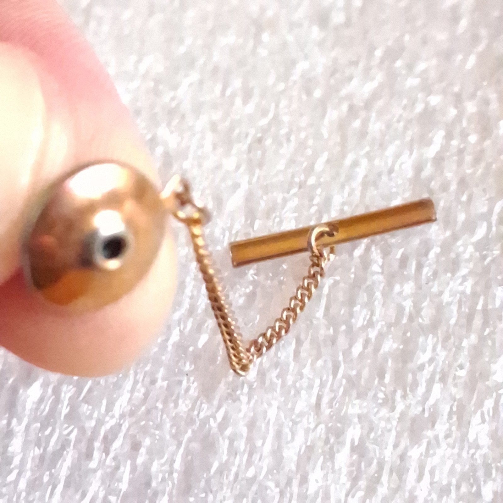 Sierkettinkje voor een Stropdas Pin, Verzenden, Overige materialen, Overige merken