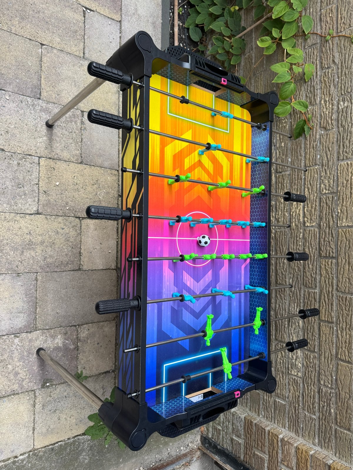2-in-1 Tafelvoetbal & Airhockey Tafel - Compact & Plezier, Ophalen, Zo goed als nieuw