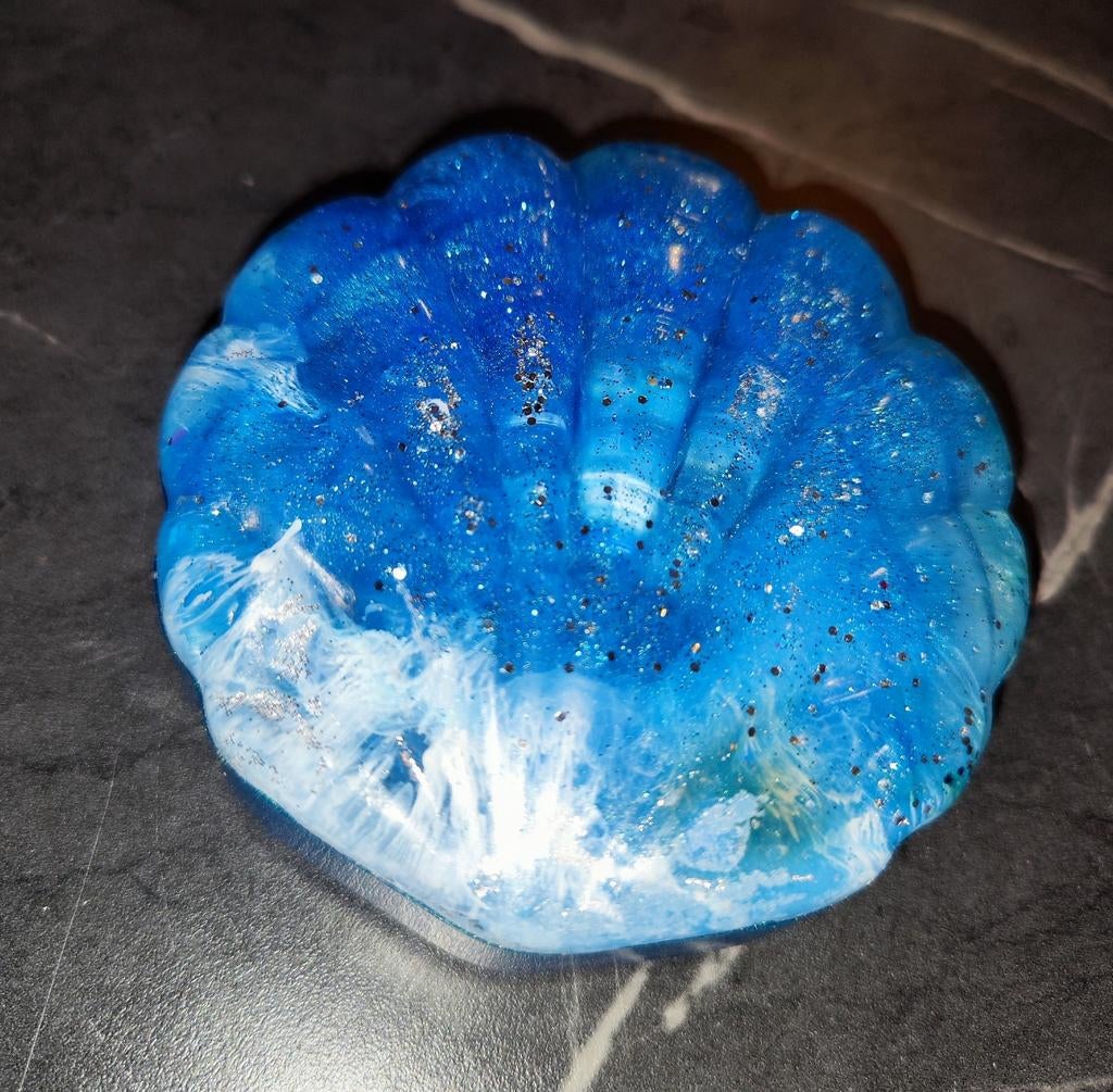 Zelf gemaakte Epoxy schelp schaal, Ophalen of Verzenden, Nieuw