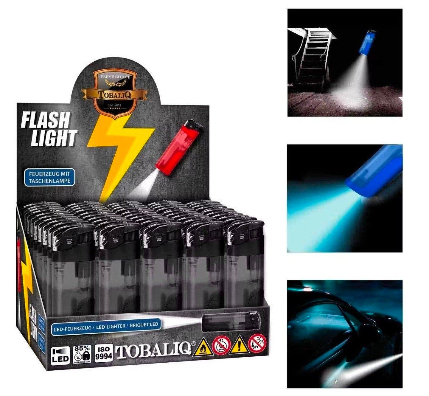 Partij elektronische Led aanstekers 50 stuks € 15,-, ., Nieuw, Ophalen of Verzenden, .