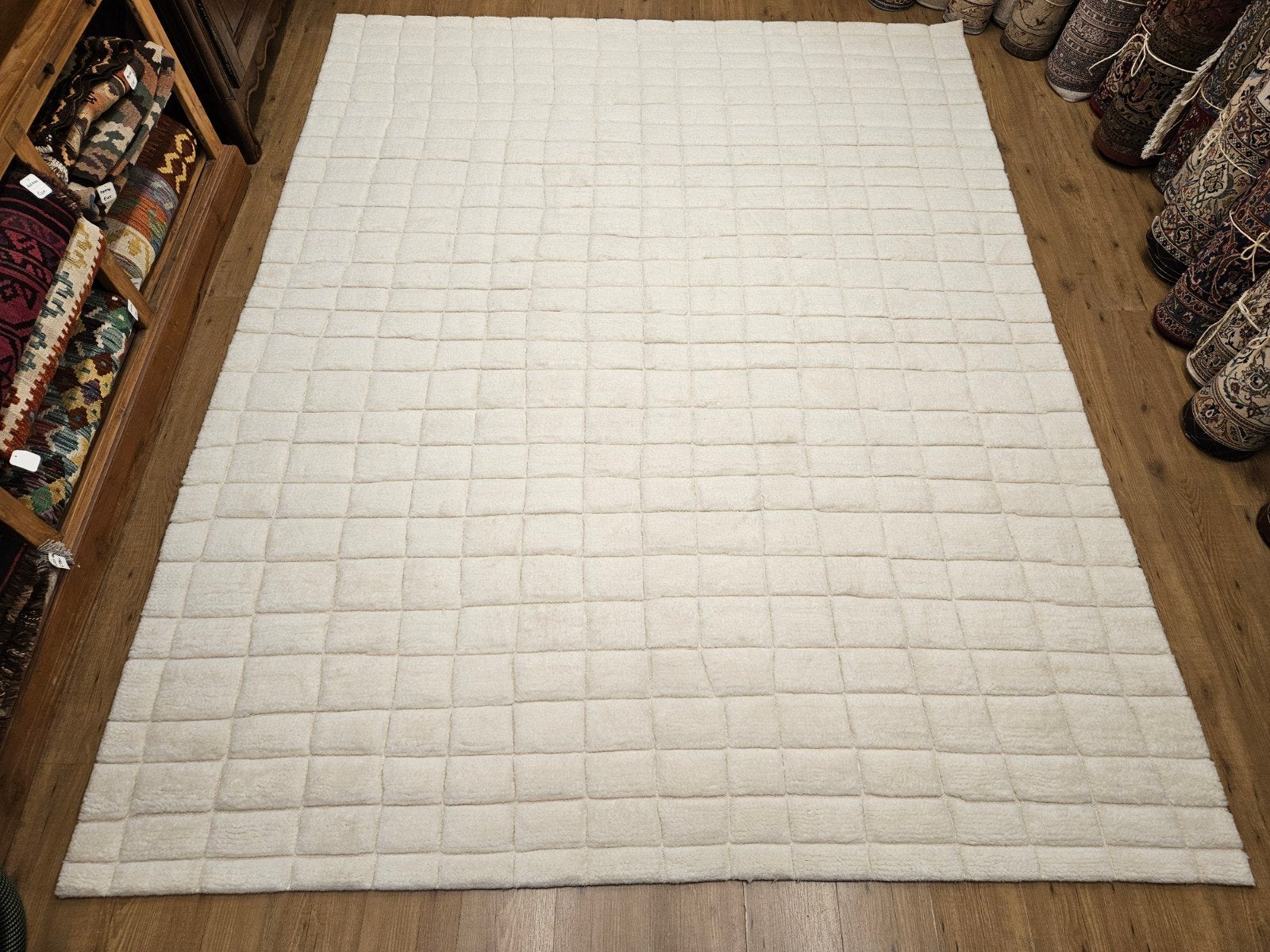 Handgeknoopt oosters tapijt modern 308x250, Info@SlatsAntiek.nl, Perzisch, Vof Slats Antiek, Ophalen of Verzenden