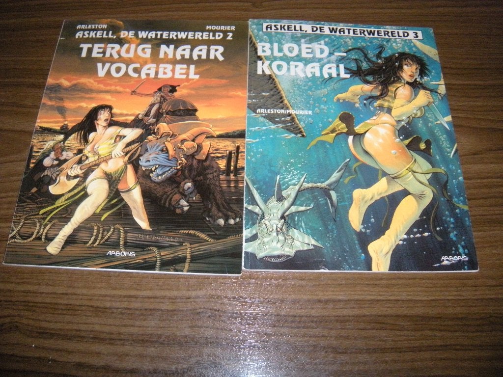 Askell ,de Waterwereld 2 delen SC, Meerdere stripboeken, Ophalen of Verzenden, Zo goed als nieuw