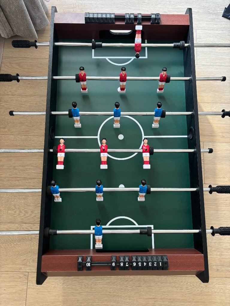 Buffalo Voetbaltafel Explorer Mini + 2 tafelvoetballen, Kinderen en Baby's, Speelgoed | Voetbaltafels, Ophalen, Gebruikt