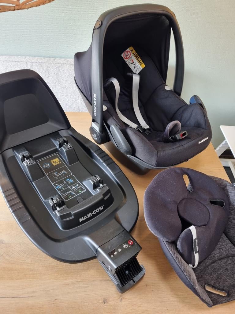 Maxi Cosi Pebble Pro & Family Fix 3, Kinderen en Baby's, Autostoeltjes, Ophalen, Gebruikt, Isofix, 0 t/m 13 kg