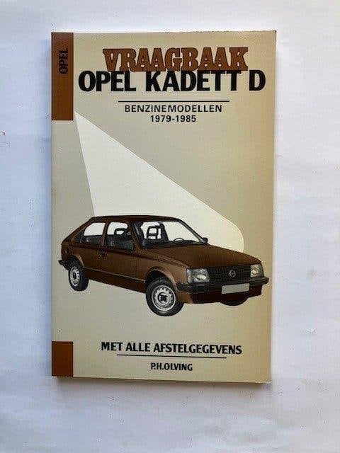 Vraagbaak     Opel Kadett D   Benzine modellen   1979 - 1985, Ophalen of Verzenden