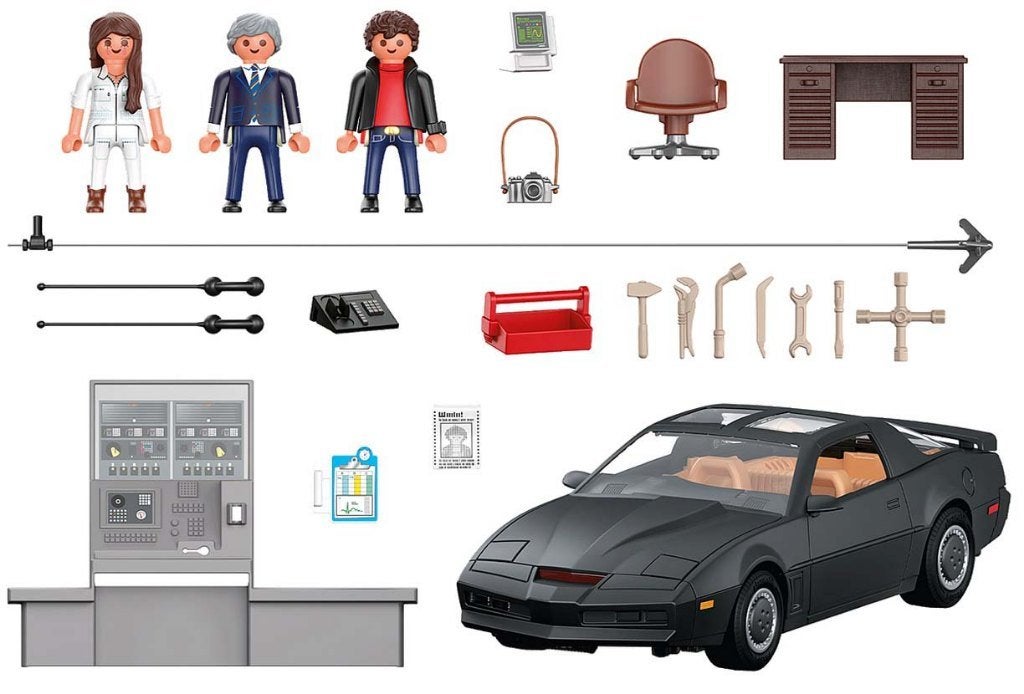 PLAYMOBIL Cars 70924 Knigjt Rider K.I.T.T 53 delig, Complete set, Voertuig, Nieuw, Ophalen of Verzenden