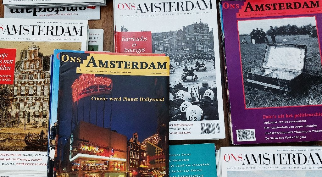 Gratis jaargangen ONS AMSTERDAM, Ophalen, Gelezen