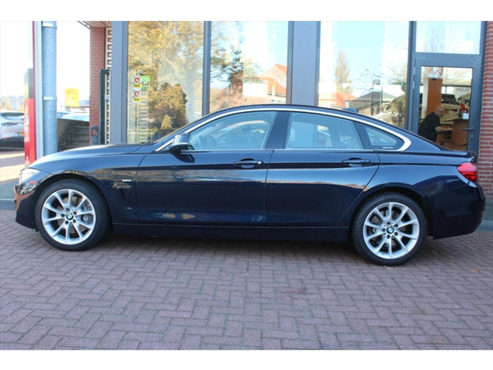 BMW 4 serie Grand Coupe 435i xDrive Aut. | M-Sport | 306PK |, Auto's, Euro 6, 4-Serie, Blauw, Leder
