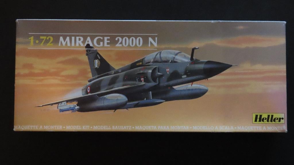 Mirage 2000N Heller 1/72, Overige merken, 1:72 tot 1:144, Ophalen of Verzenden, Zo goed als nieuw