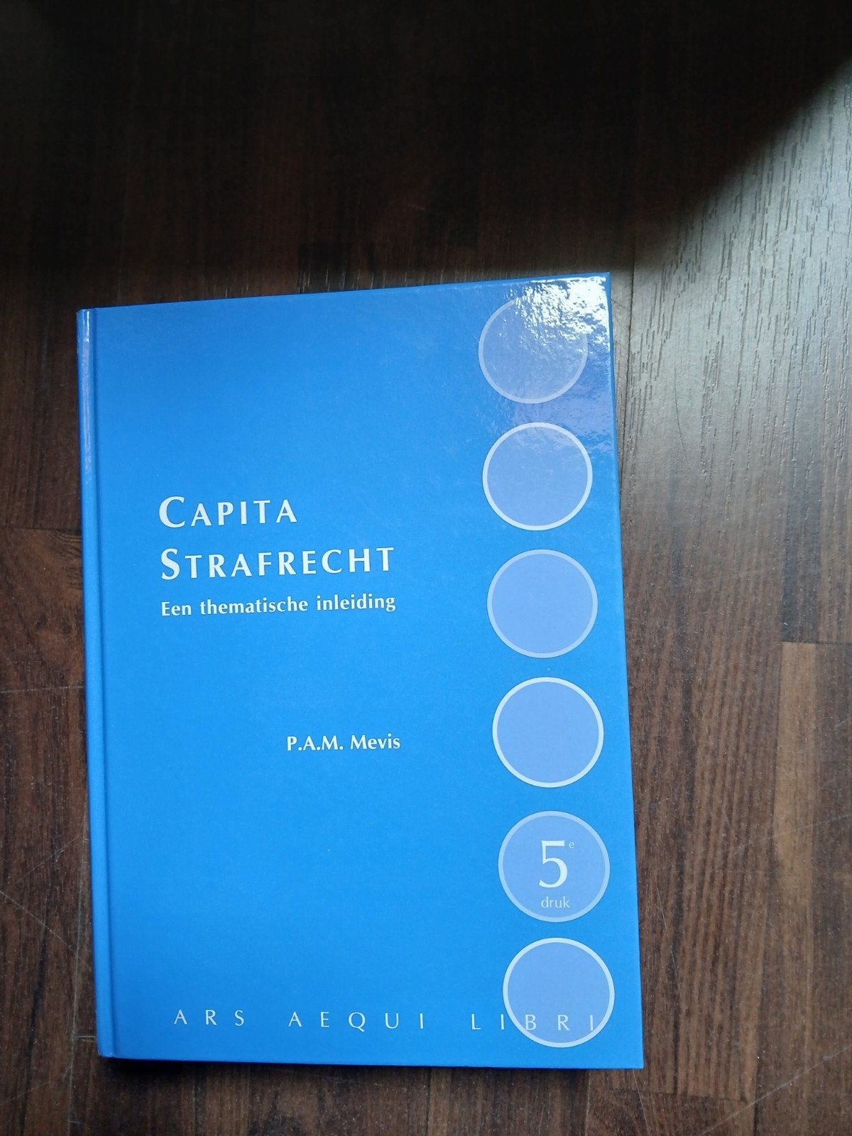 Capita Strafrecht: Een Thematische Inleiding (5e druk), P.A.M. Mevis, Zo goed als nieuw, Gamma, HBO