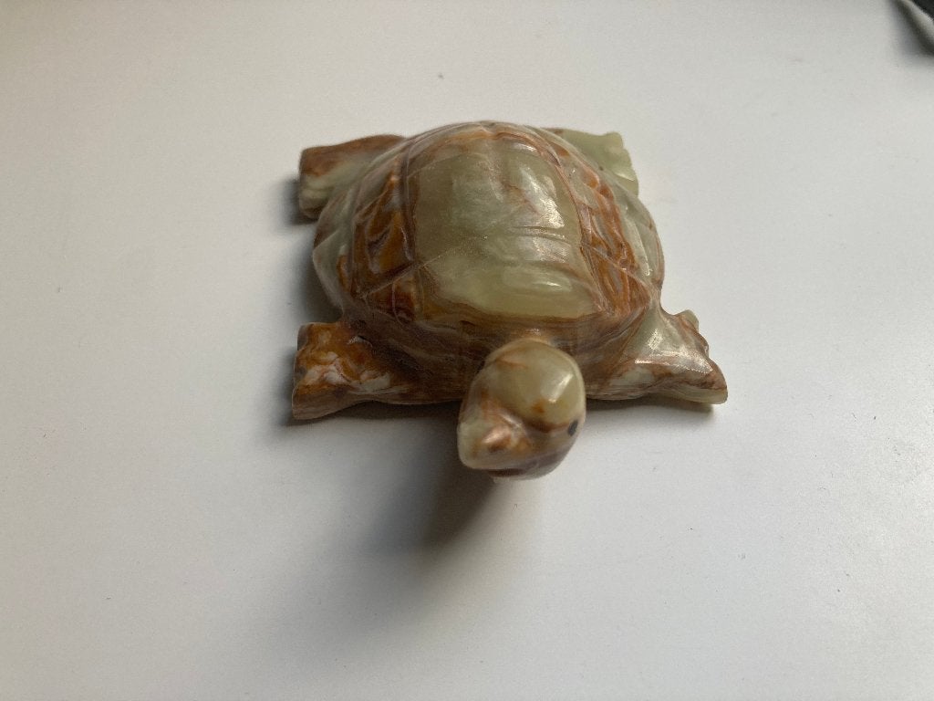 onyx marmeren schildpad, Ophalen of Verzenden, Zo goed als nieuw, Dier