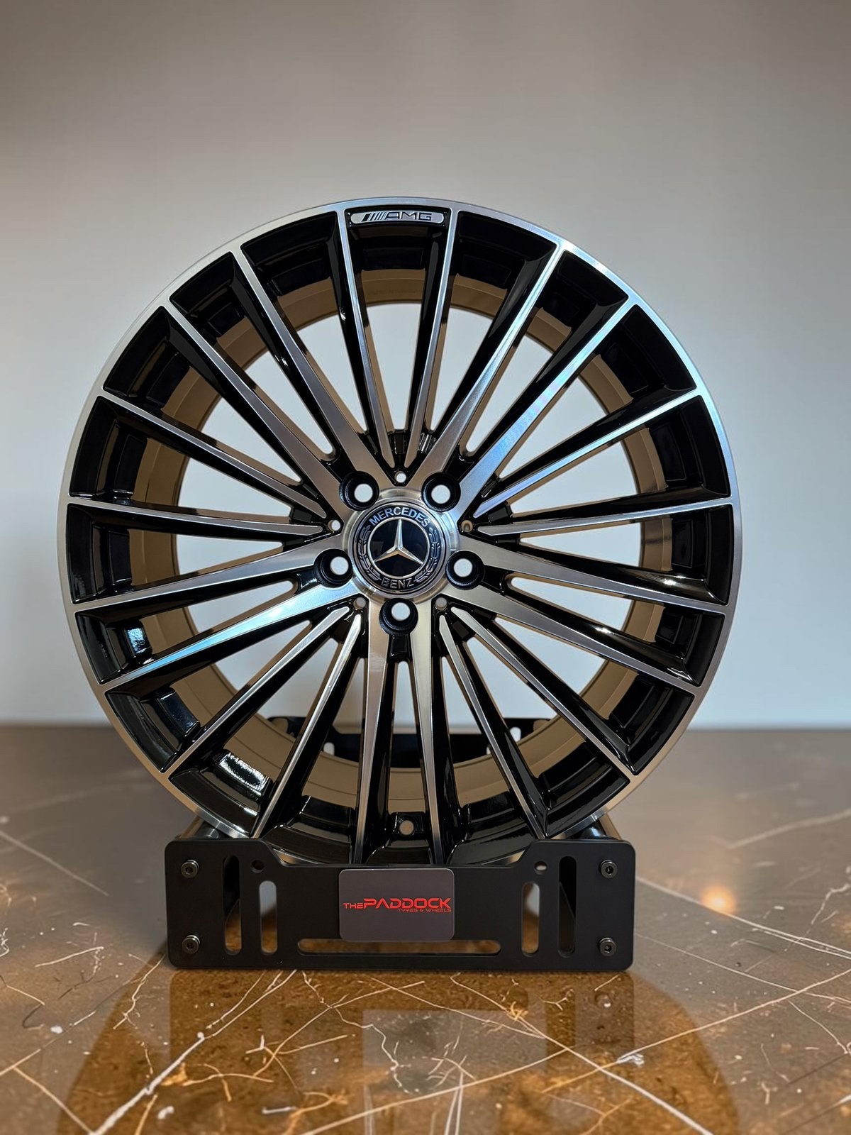 ZOMERACTIE! 19” velgen Mercedes AMG zwart gepolijst
