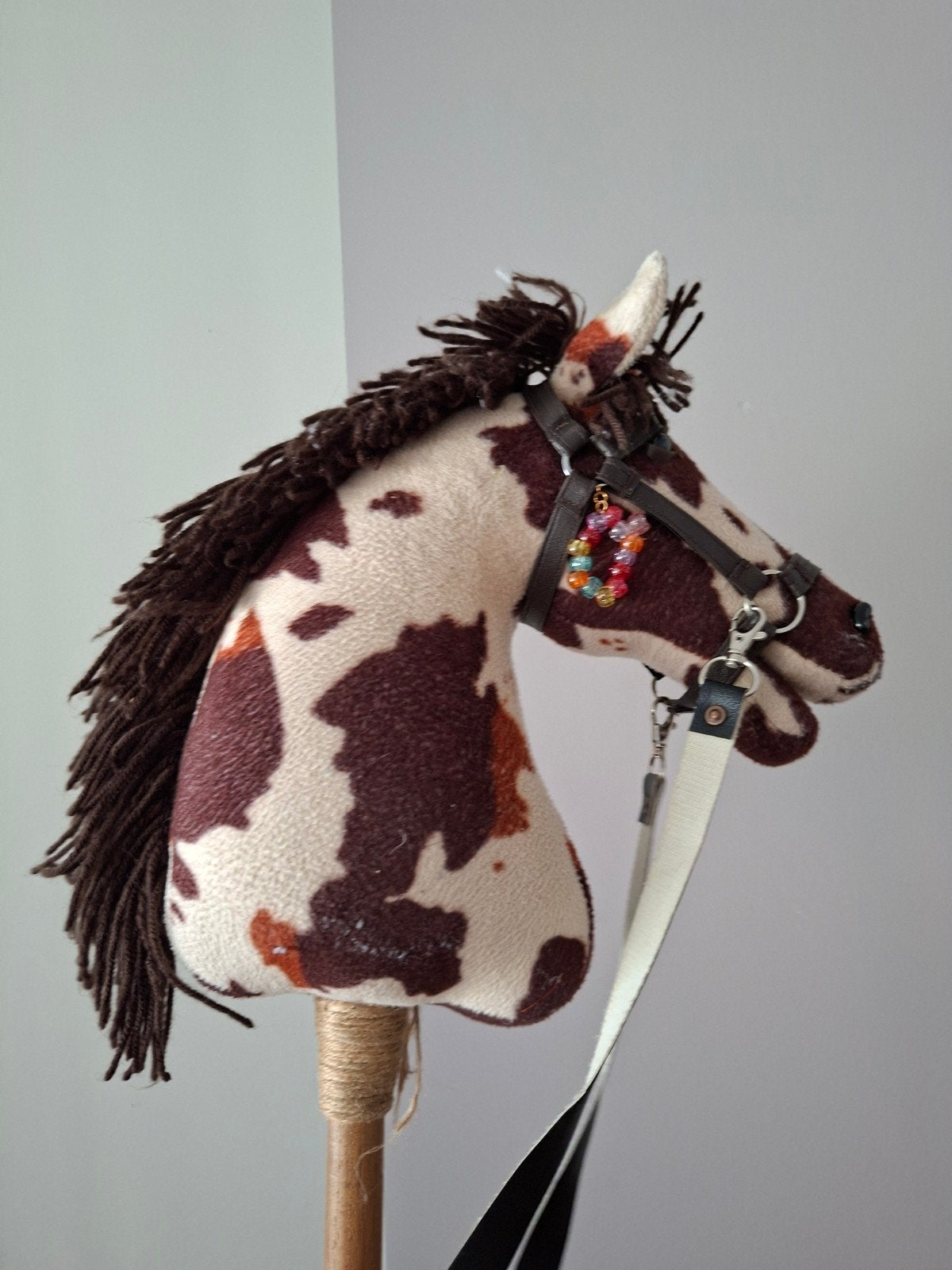 Hobbyhorse / Stokpaardje met hoofdstel en halster, Ophalen, Gebruikt, Jongen of Meisje