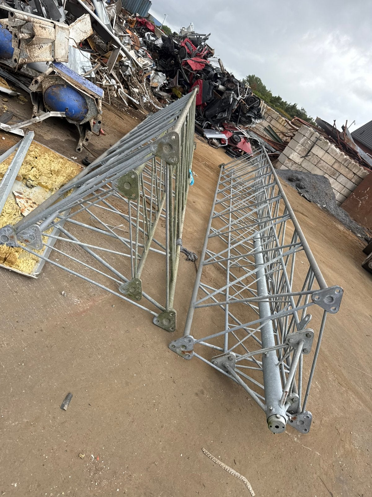 4x6 constructie mast, Ophalen, Zo goed als nieuw