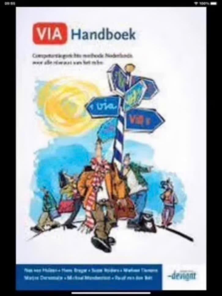 via handboek, Boeken, Schoolboeken, Verzenden, Zo goed als nieuw, Overige niveaus, Nederlands