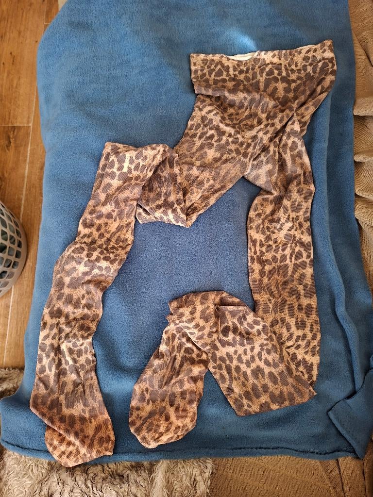Panty, panterprint, maat 40, Bruin, Maat 40/42 (M), Ophalen of Verzenden, Zo goed als nieuw
