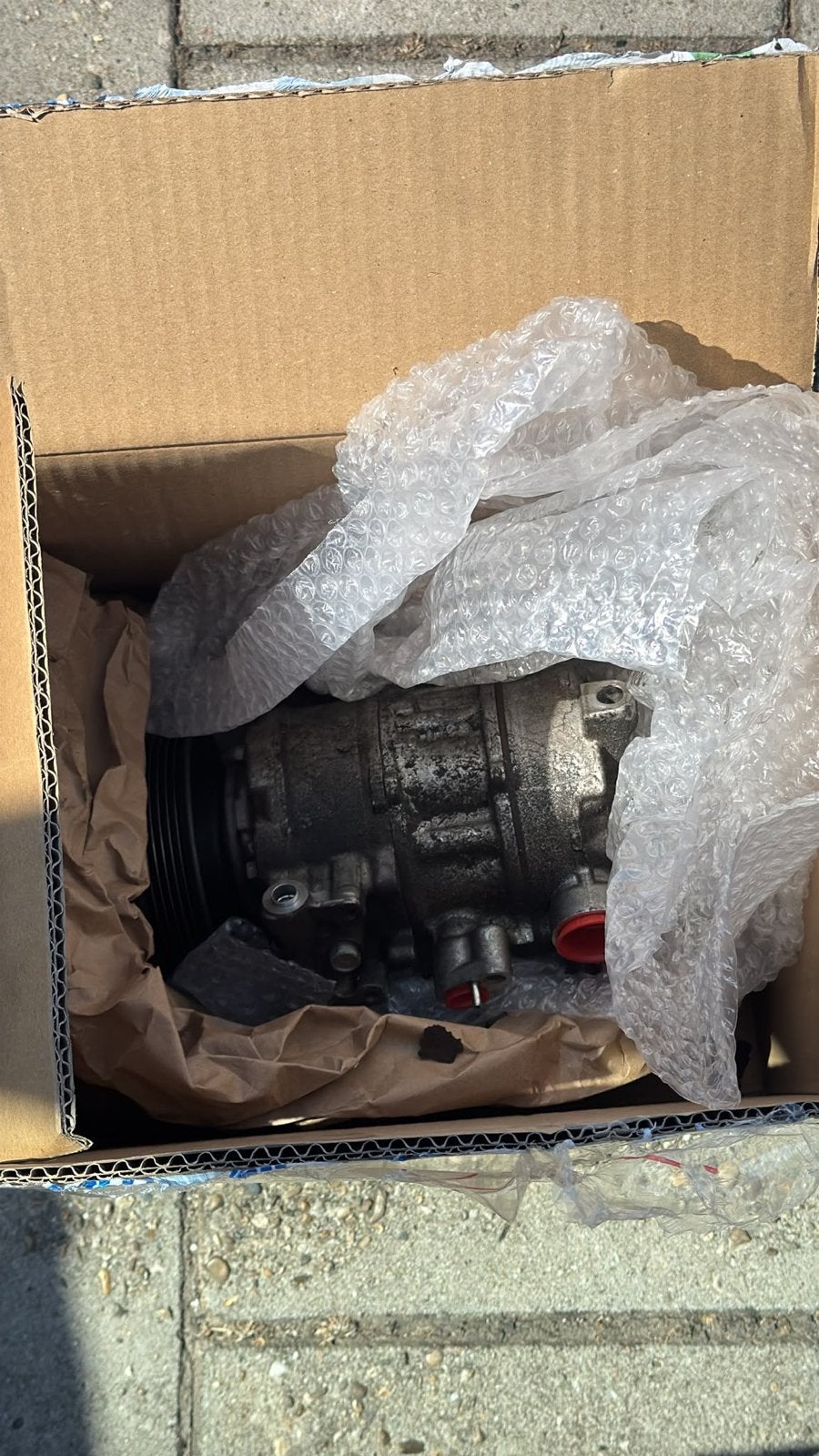 Gebruikte airco pomp compressor Golf 7 1.0 benzine bj 2016, Ophalen of Verzenden, Gebruikt